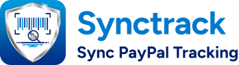 synctrac add tracking paypal logo