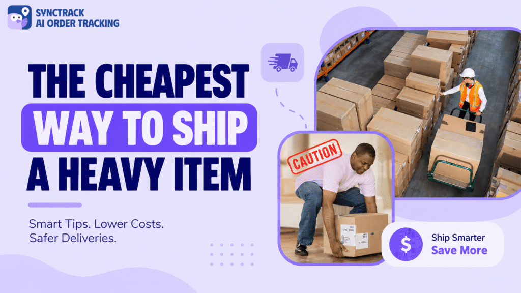 Cheapest Way to Ship Heavy item