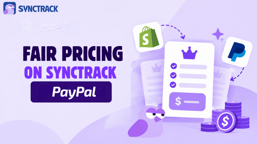 Fair Pricing on Synctrack PayPal