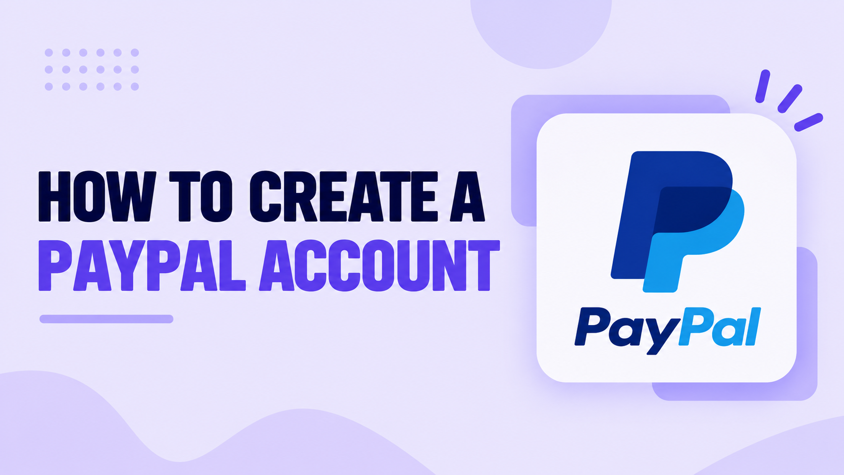 How to create PayPal account