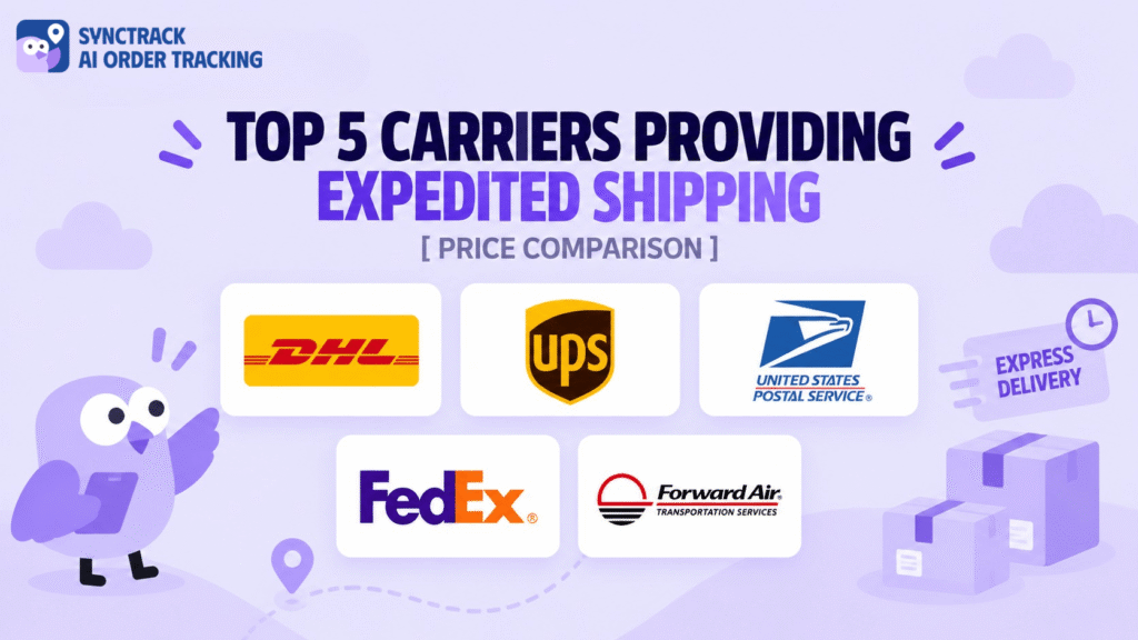 Top Carriers providing expedited shipping
