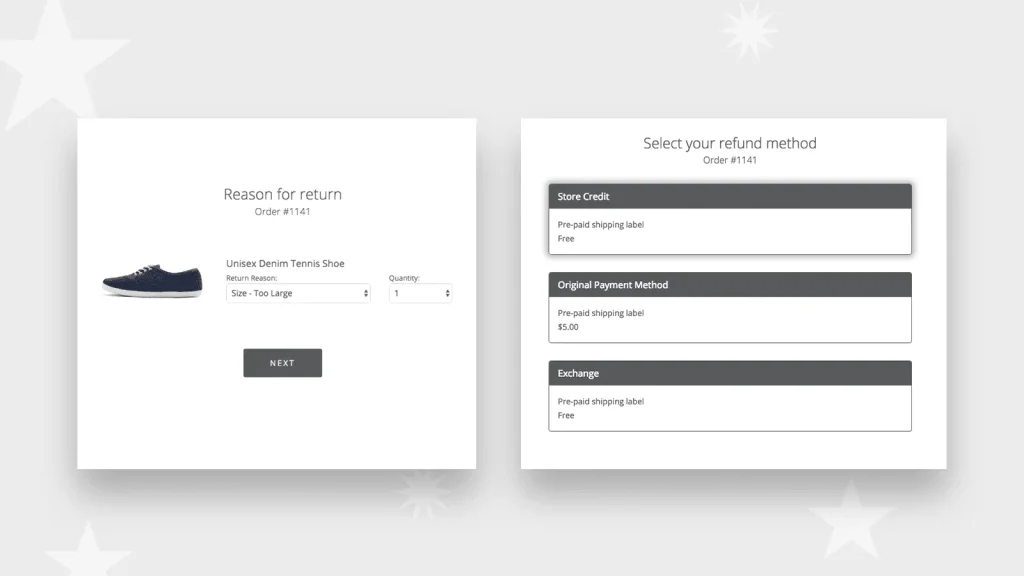 Types of shopify return policy