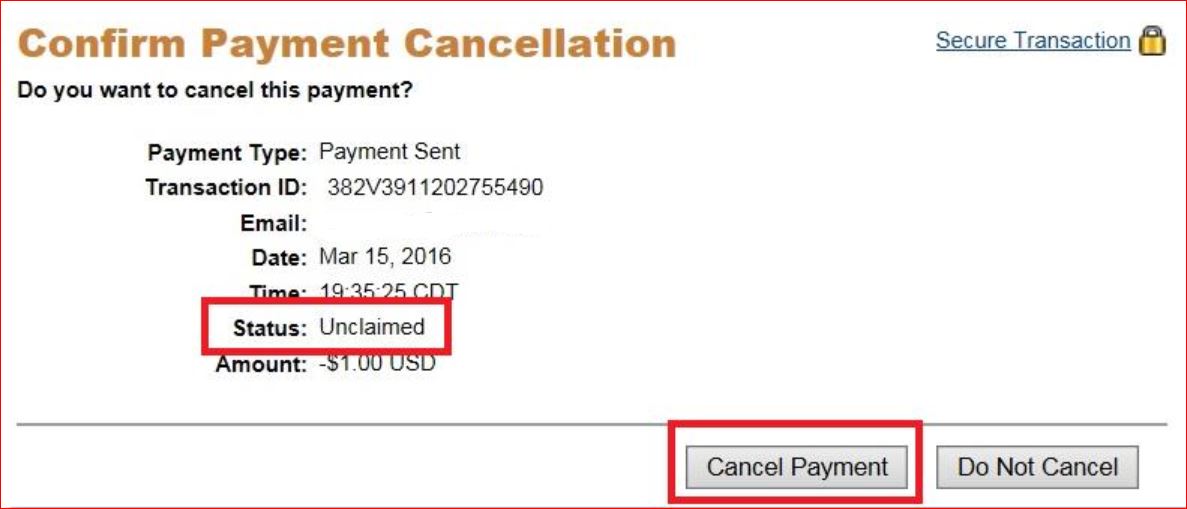 paypal payment pending reason - Unclaimed Payment Situations