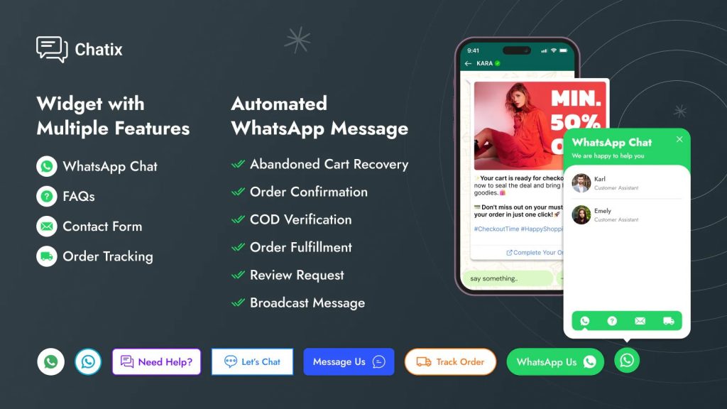 WhatsApp Sharing by Chatix