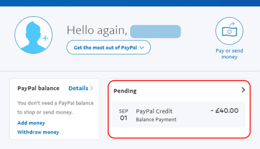 how to resolve payment paypal pending