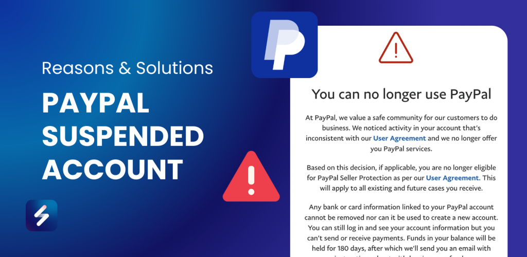 paypal suspended account