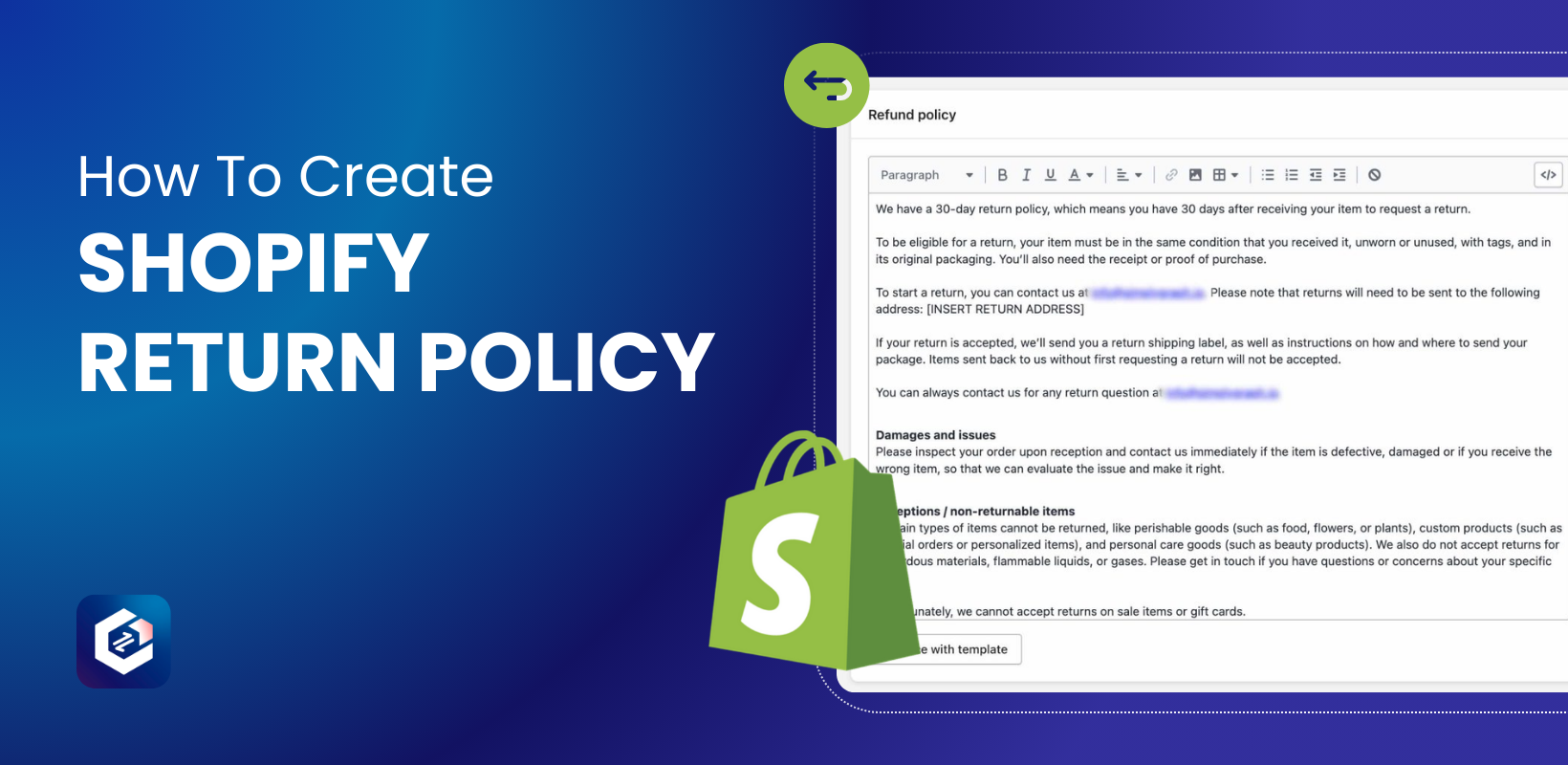 shopify return policy