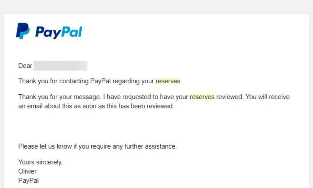 Communicate with PayPal