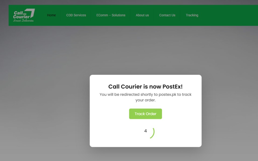 CallCourier now PostEx