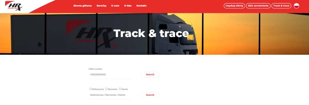 HRX tracking on website