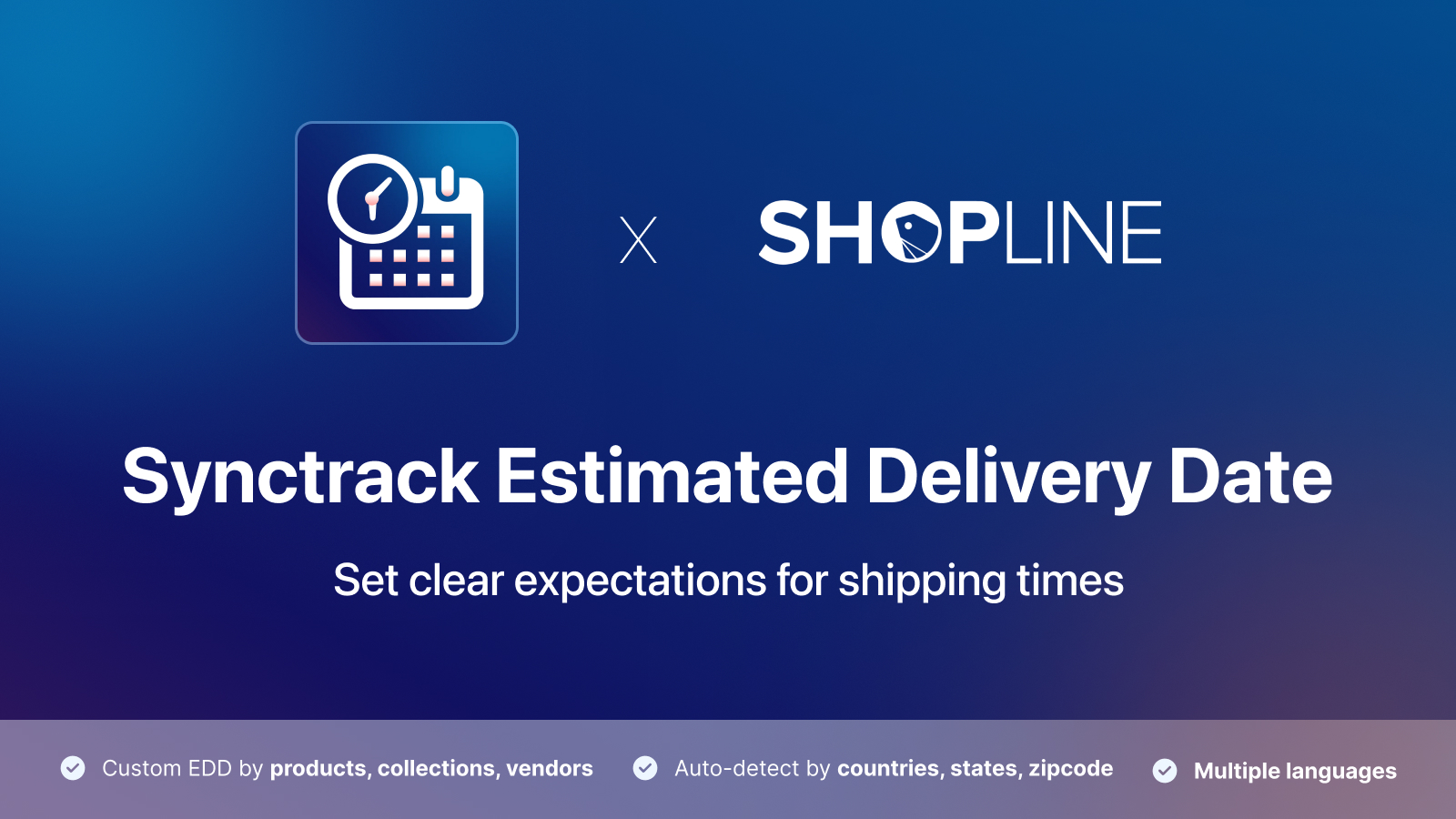 Synctrack EDD x Shopline