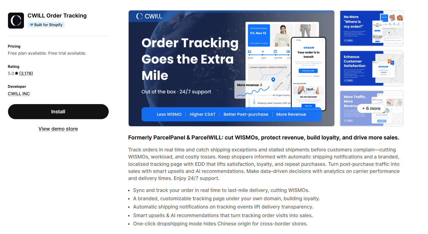 CWILL Order Tracking
