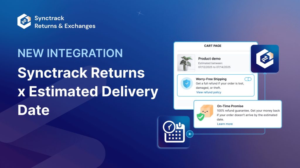 New Integration: Synctrack Returns x Estimated Delivery Date