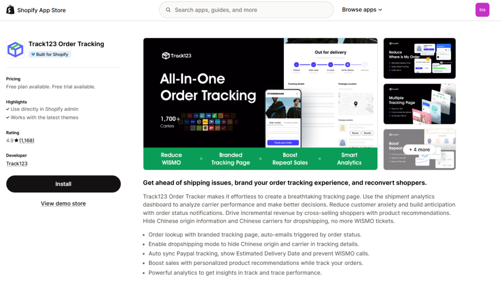 Track123 Order Tracking