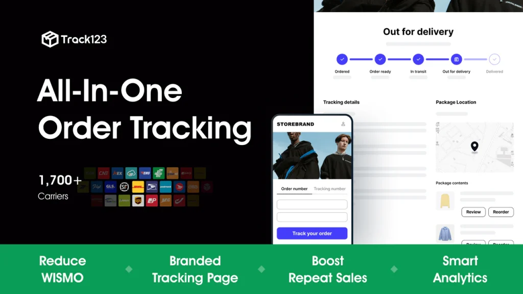 Track123 Order Tracking - Shopify Tracking app