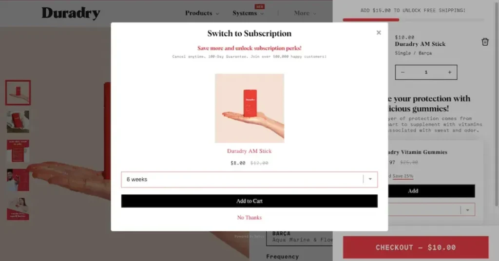 Post-Checkout Upsell Popup