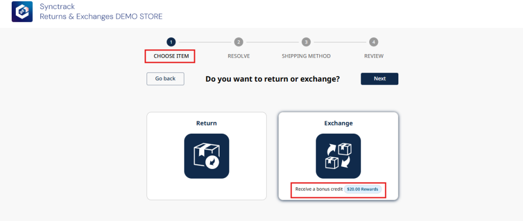 Synctrack Returns Bonus Credit