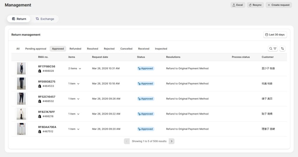 SOÉJU automate return portal