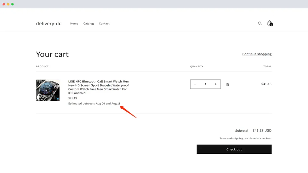 What Is a Shopify Estimated Delivery Date