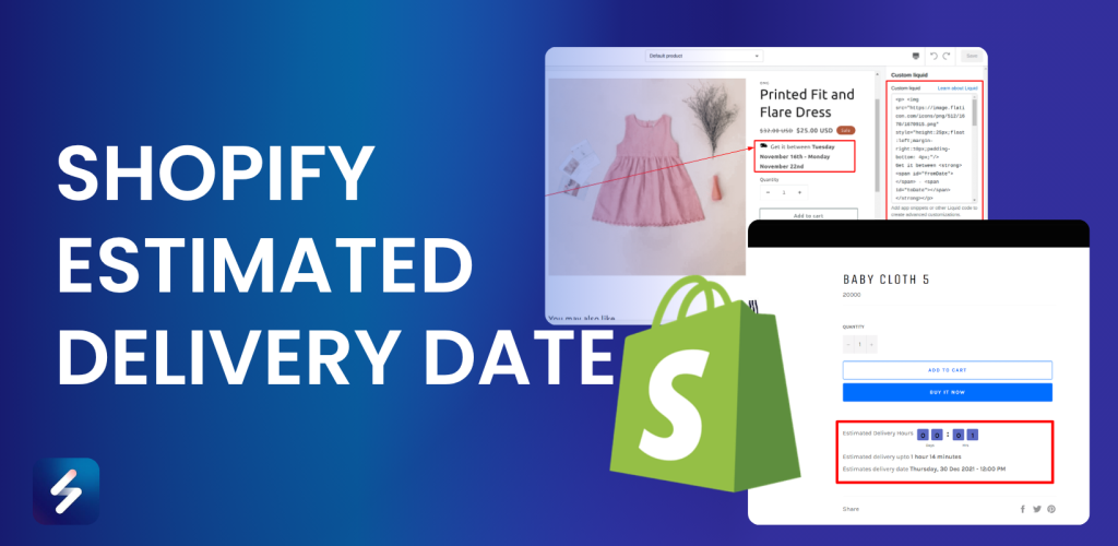 shopify estimated delivery date