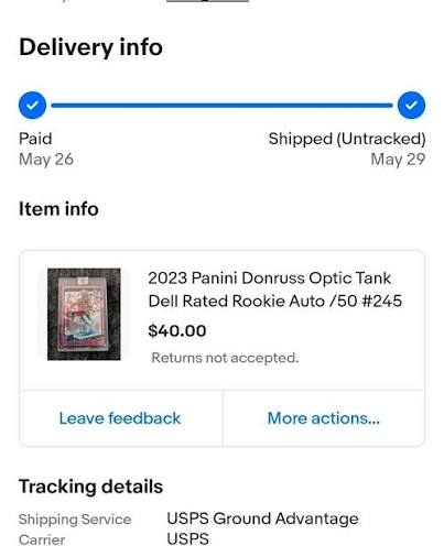 Tracked vs. Untracked Shipments