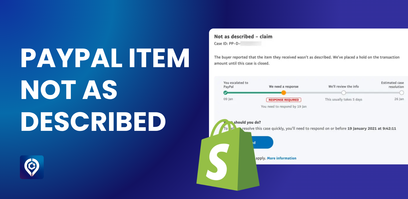 paypal item not as described