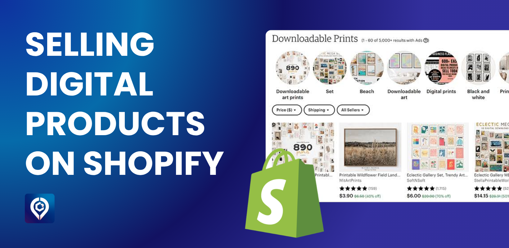 selling digital products on shopify