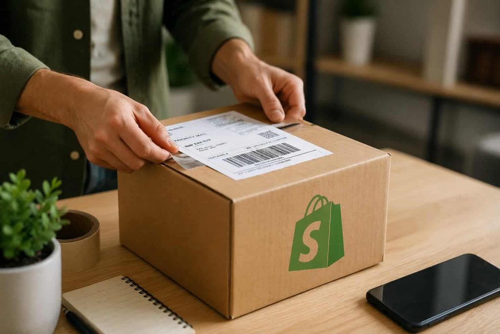 shopify package ship