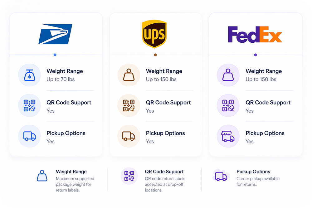 How to Create a Prepaid Return Label with 3 best carries