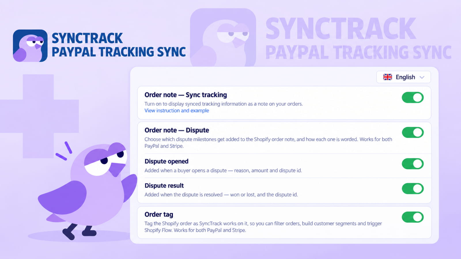 Dispute notes & tags on your Shopify orders