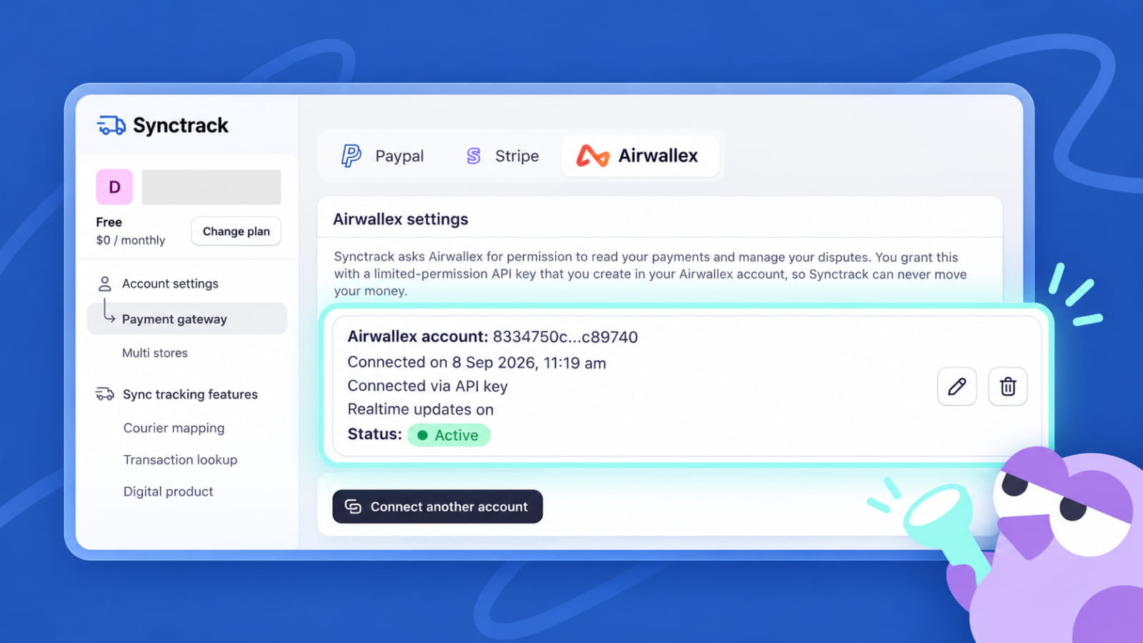 Synctrack x Airwallex