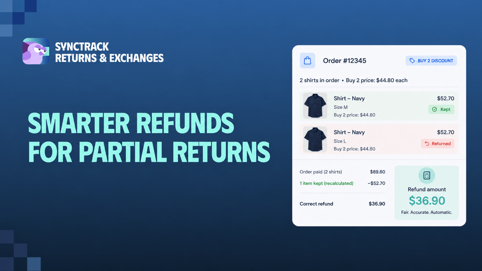 Item discount distribution for re