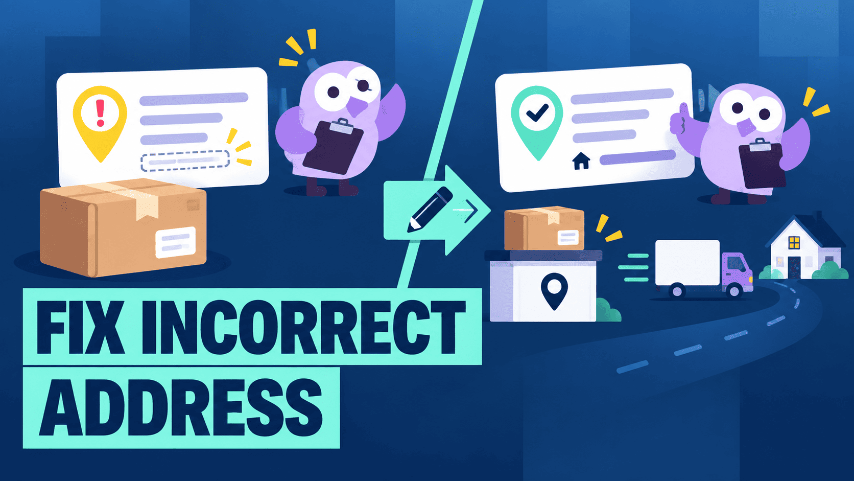 How to Fix a Delivery Exception Caused by an Incorrect Address