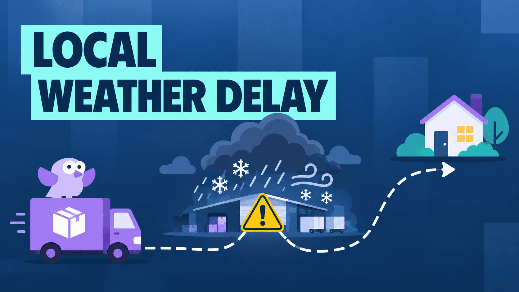 Local weather delay