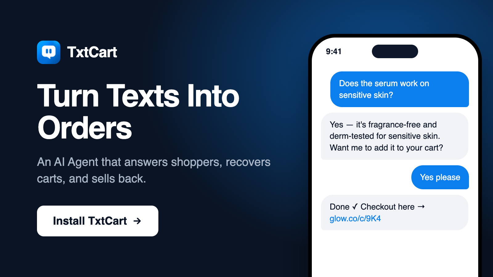 TxTcart Banner
