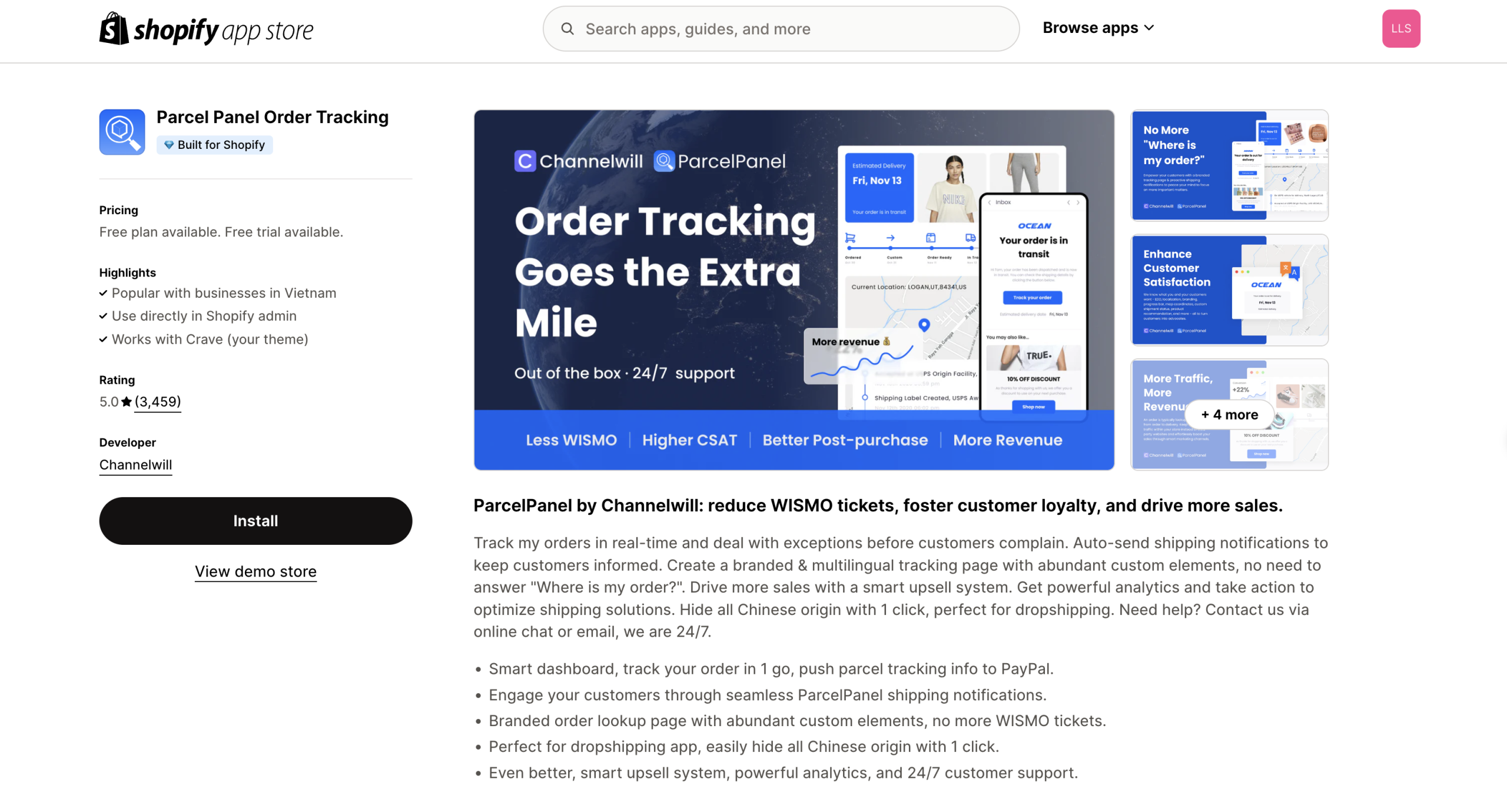 Parcel panel a best order tracking app shopify